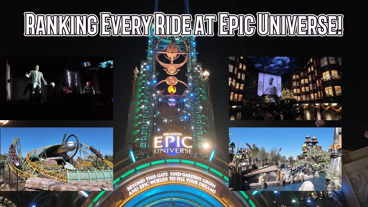 Ranking EVERY Ride at Universal's Epic Universe! - YouTube