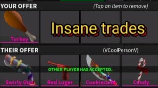 MM2 TRADING MONTAGE | Insane trades|