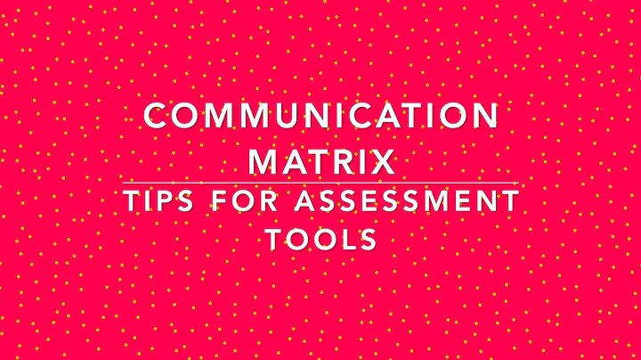 Overview of the Communication Matrix