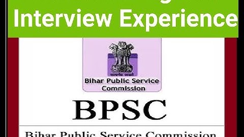 BPSC AE interview Experience