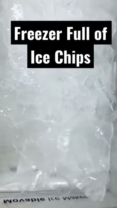 Freezer Full of Ice Chips | Ice eating ASMR |Freezer Frost #freezerfrost #icechips #iceeating #asmr