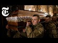 A ukrainian soldier is laid to rest  russiaukraine war