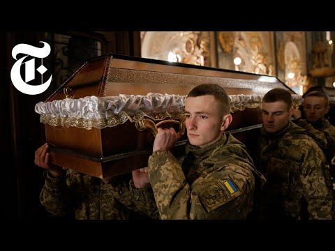 A Ukrainian Soldier Is Laid to Rest | Russia-Ukraine War