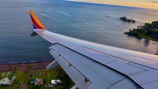 [4K] – Full Flight – Southwest Airlines – Boeing 737-8 Max – HNL-ITO – N8748Q – WN363 – IFS 963