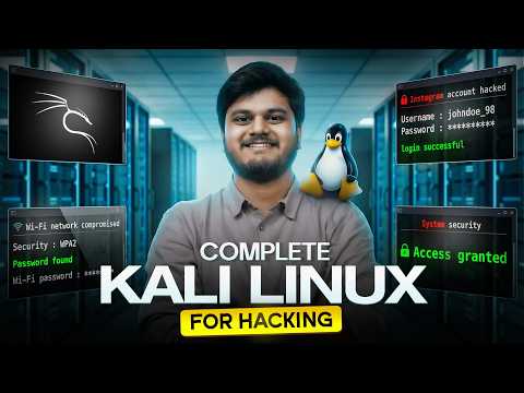 Kali Linux For Cyber Security Full Tutorial 2026 Kali Linux Beginner To Advanced 