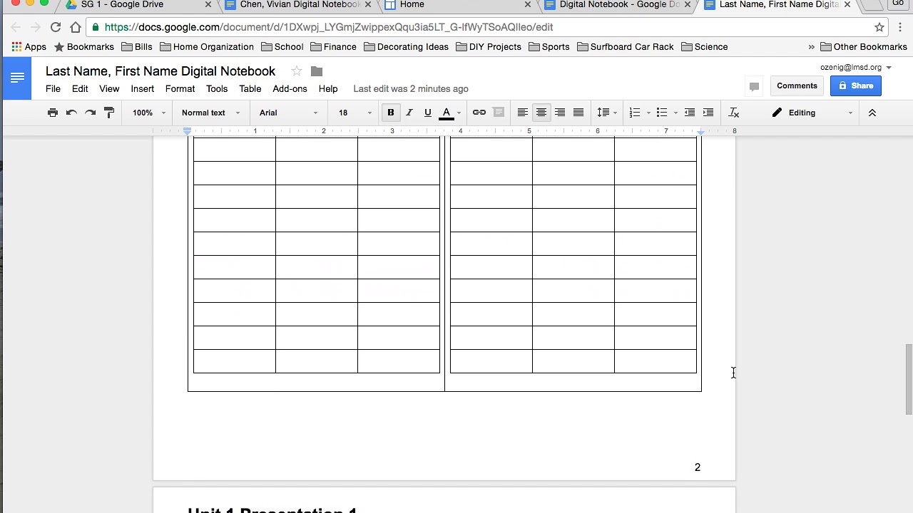 Setting Up Digital Notebook - YouTube