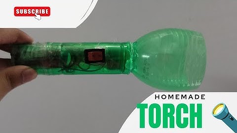 How to Make a DIY Torch/Homemade Flashlight by Reusing Plastic bottles| Creativity06
