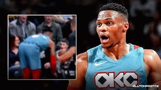 Russell westbrook Get Push By young Nugget Fan (My Reaction)