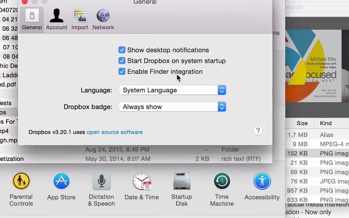 dropbox for mac version