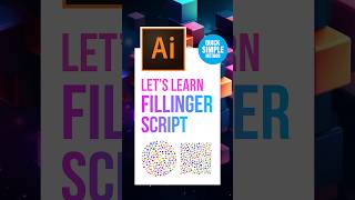 Adobe Illustrator Fillinger Script 🔥 | Quick & Simple Method #shorts| Graphix Edumentor