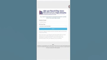 Nios Oct Theory Hall Declared | Task Is Helping (NIOS) #nios #ode #result #exam #short