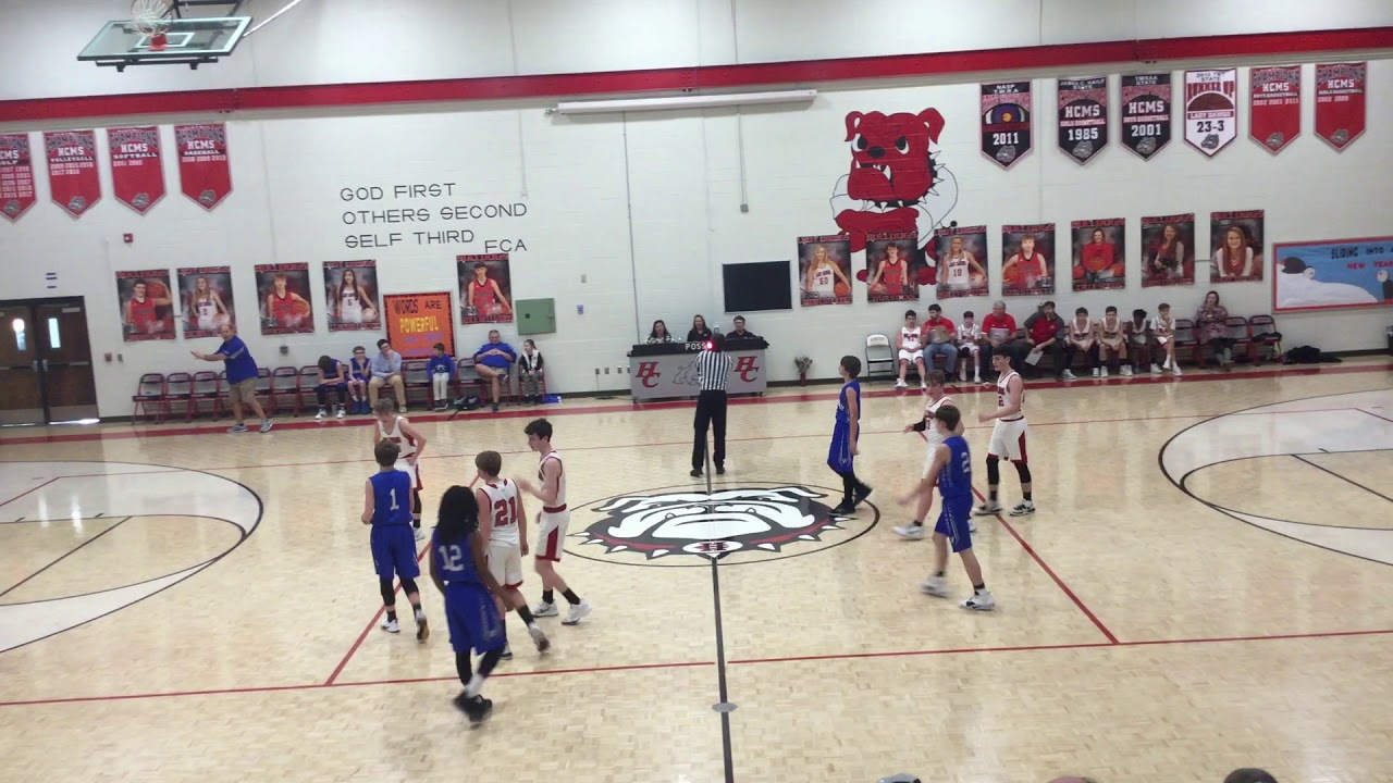 Hickman County Middle School vs Waverly Middle School 1 7 20 Boys Home
