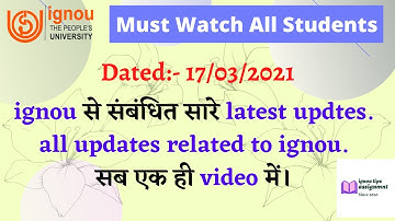 New Notifications For All IGNOU Students, Result 8th Update, Assignment Guidelines,lab exam details