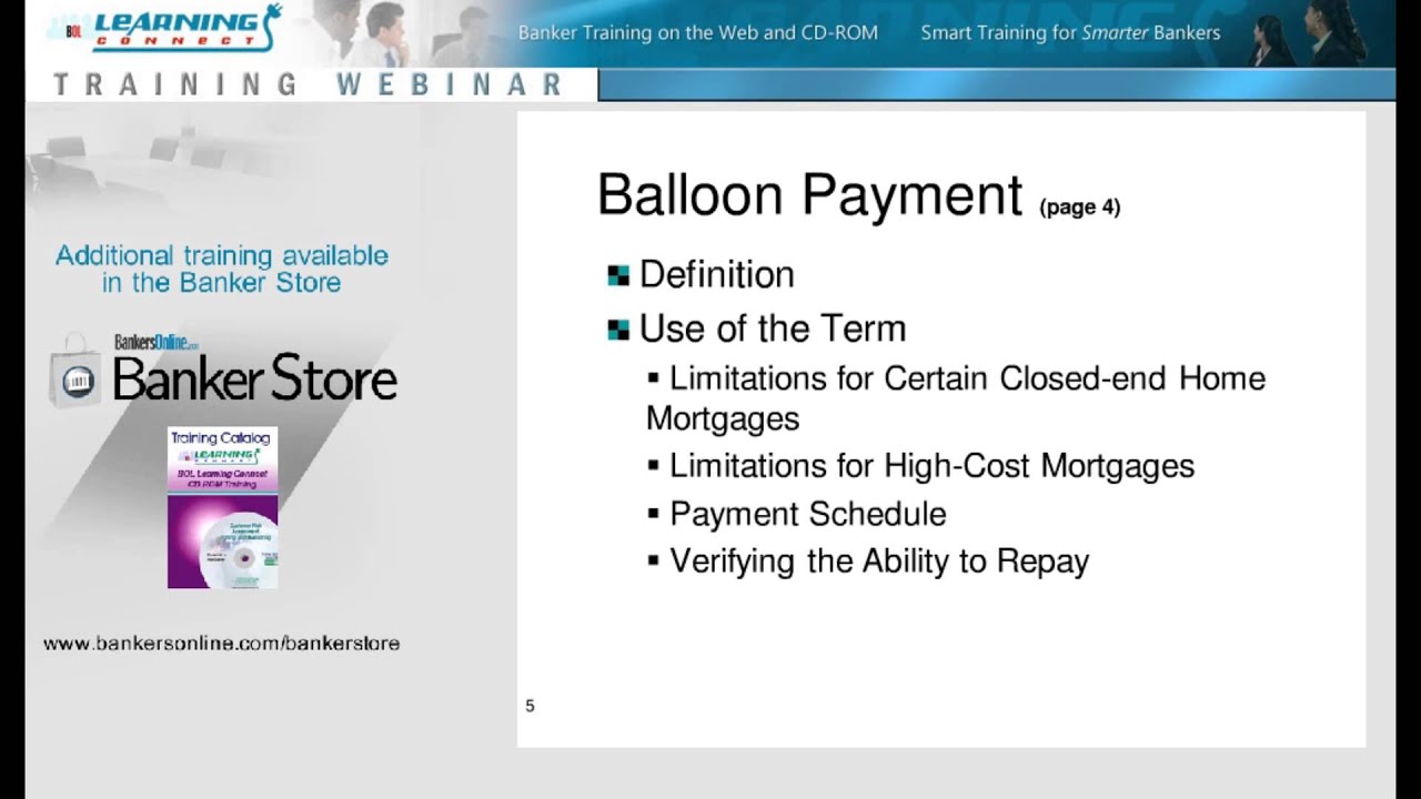 baloon loans