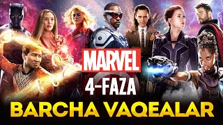 Marvel Kino Olami 4-Faza - To'liq Voqealar | 5-Fazaga Tayyorgarlik