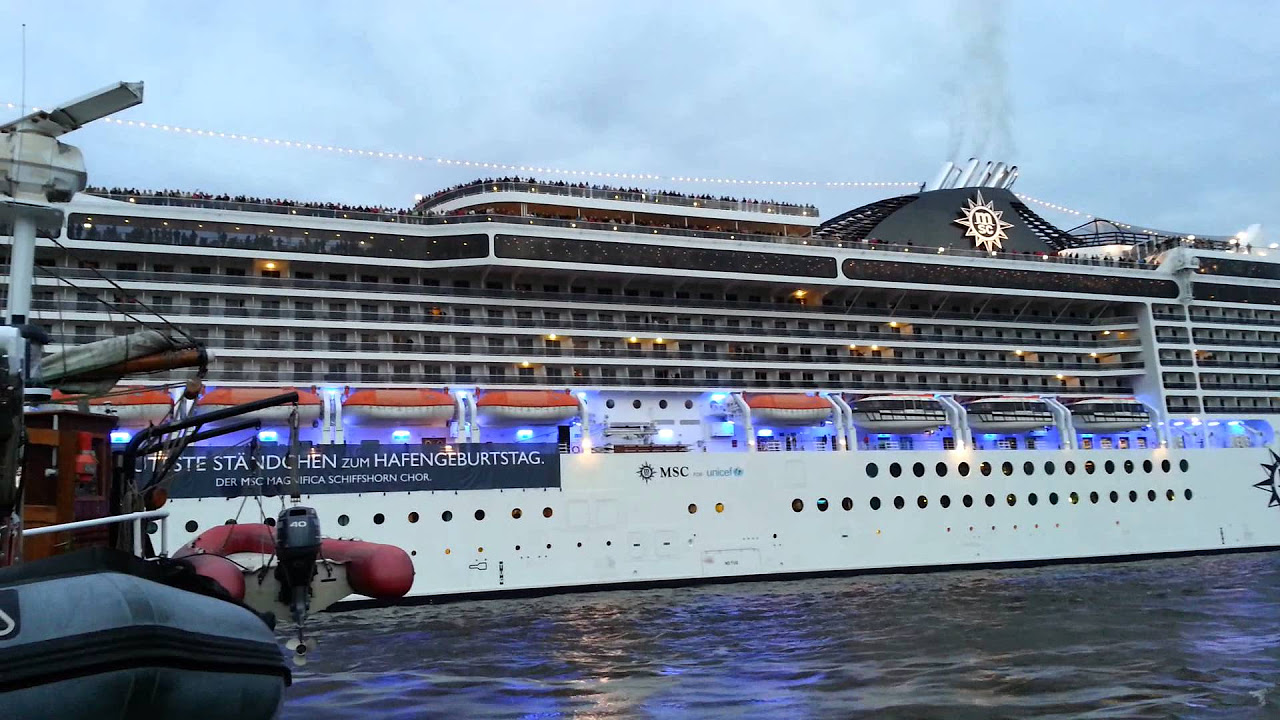 Happy Birthday der MSC Magnifica