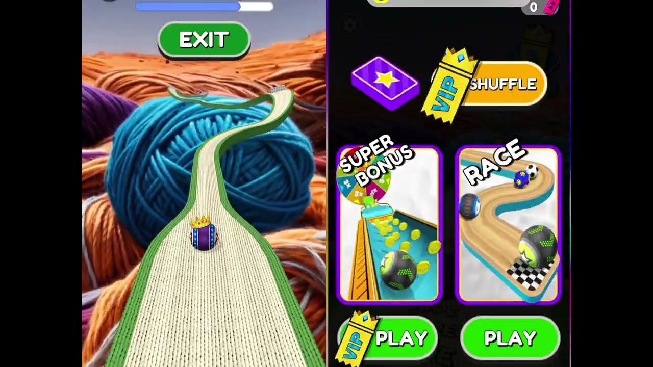 VIP Going Balls Challenges NORMAL vs REVERSED 