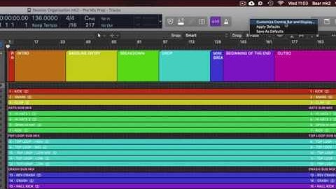 Customising The Control Bar & Plug in Defaults In Logic Pro X