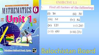 6th class maths exercise 1.1 question 1| class 6 maths ex 1.1 q |Factors and multiplies| new course
