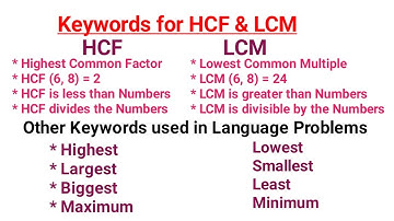 Difference between LCM HCF l Keywords of HCF and LCM l Real Numbers l 10th l SSC l Railway l C TET
