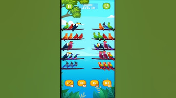 Bird Sort Puzzle l Bird Sort Color Puzzle l Classic Level 38 l Gameplay l Bird Sort Puzzle Challenge