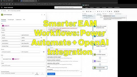 Smarter EAM Workflows: Power Automate + OpenAI Integration