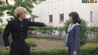 Funny moment mitsuhasi touch riko oppai Kyou Kara Orewa Live Action