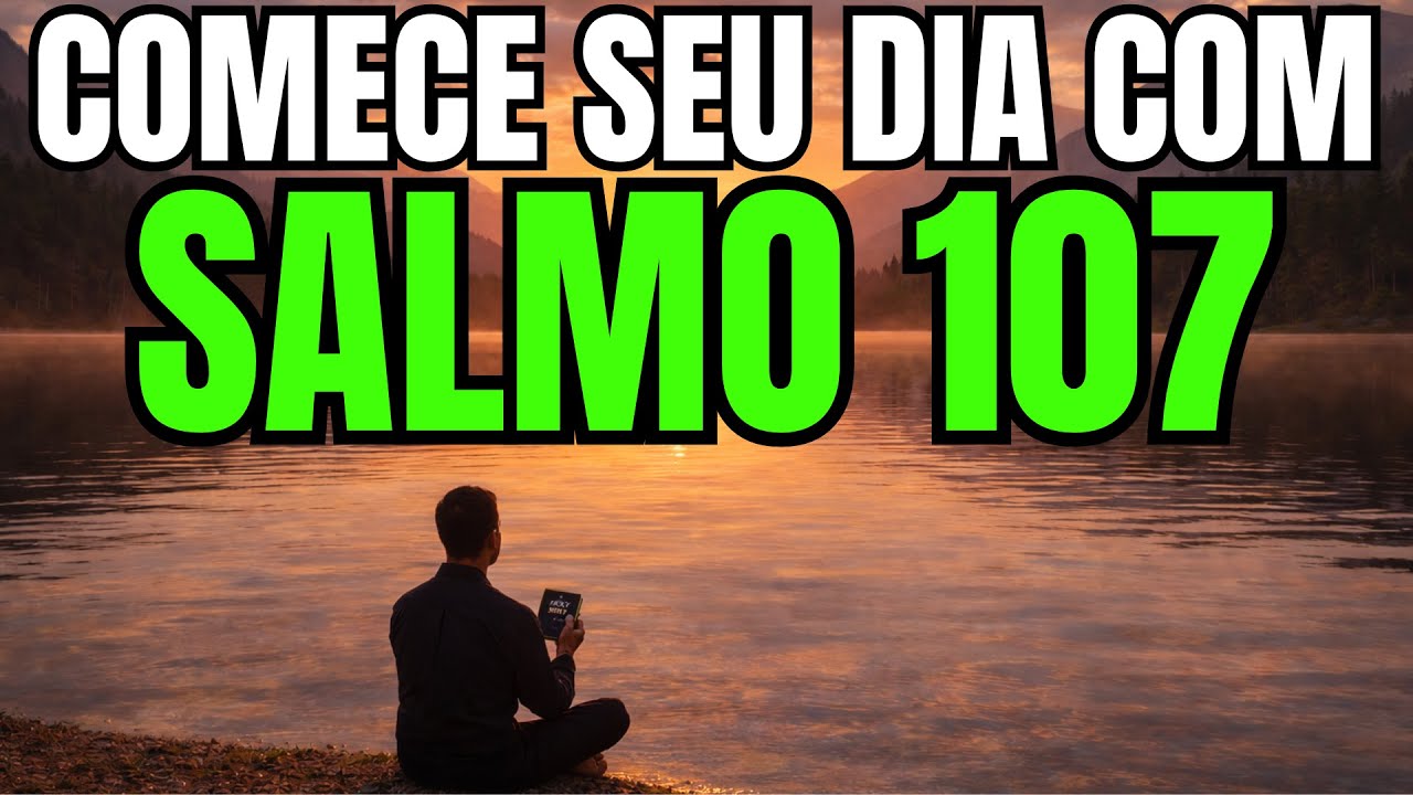 ORAÇÃO DA MANHÃ com o salmo 107 | Restauração e Prosperidade que Vem do Senhor