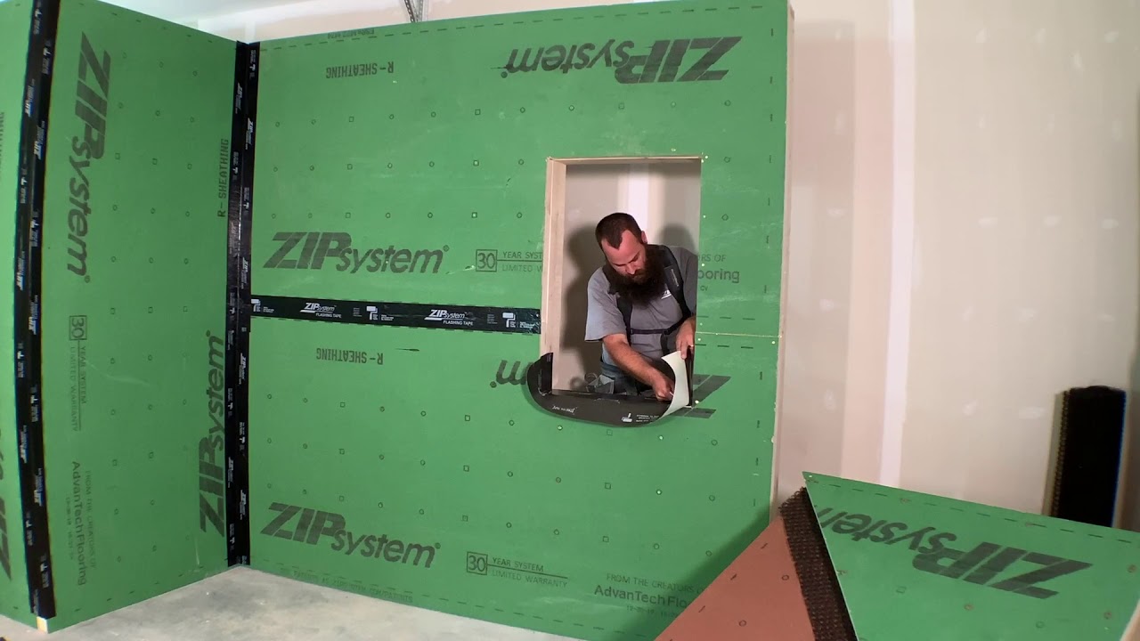 Installing ZIP System Sheathing: Rough Openings With Flashing Tape - Fine  Homebuilding