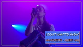 Sigrid - I Don't Want to Know (ao vivo) | Manchester, Albert Hall