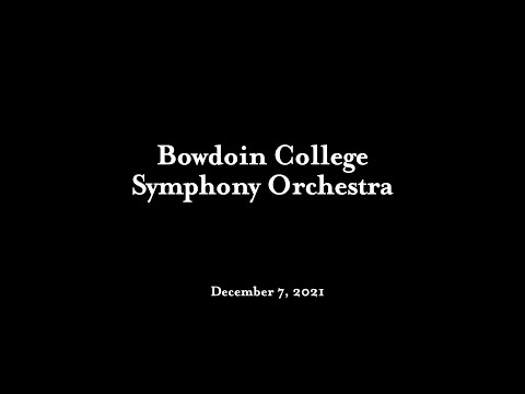 Bowdoin Symphony Orchestra | Fall 2021 Performance