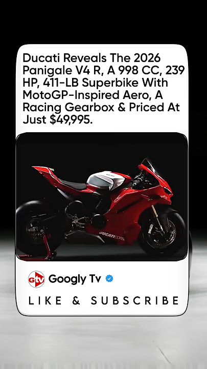 Ducati Reveals The 2026 Panigale #ducati