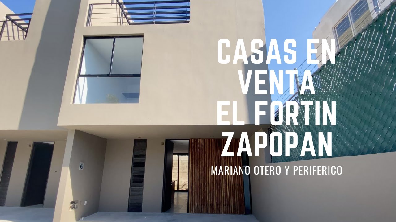 Casas en venta en Guadalajara y Zapopan (El Fortin) Mariano Otero y  Periférico - YouTube