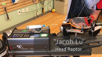 Time Lapse: How to String a Head Raptor Badminton Racquet