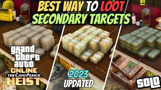 BEST WAY to LOOT Secondary Targets in Cayo Perico! Secondary Loots Money \& Locations Solo Guide 2023