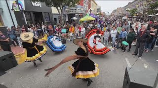 San Diego got a head start on Cinco de Mayo celebrations in the Gaslamp