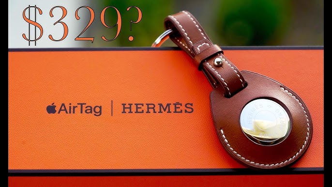 Shop HERMES 2021 SS Apple airtag hermes key ring (H0005561 9300