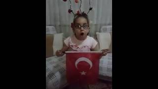 İstiklal Marşı Küçük Kızdan