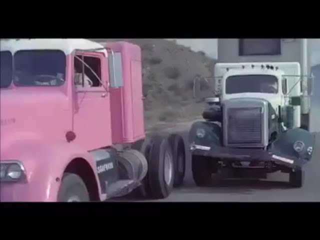 White WC-24 chases '61 Kenworth W-922