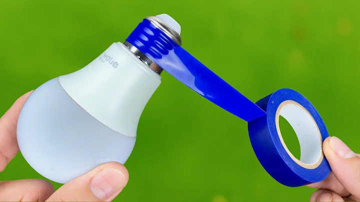 Why wasn't it patented? Wrap an LED bulb with electrical tape, and you'll be surprised!