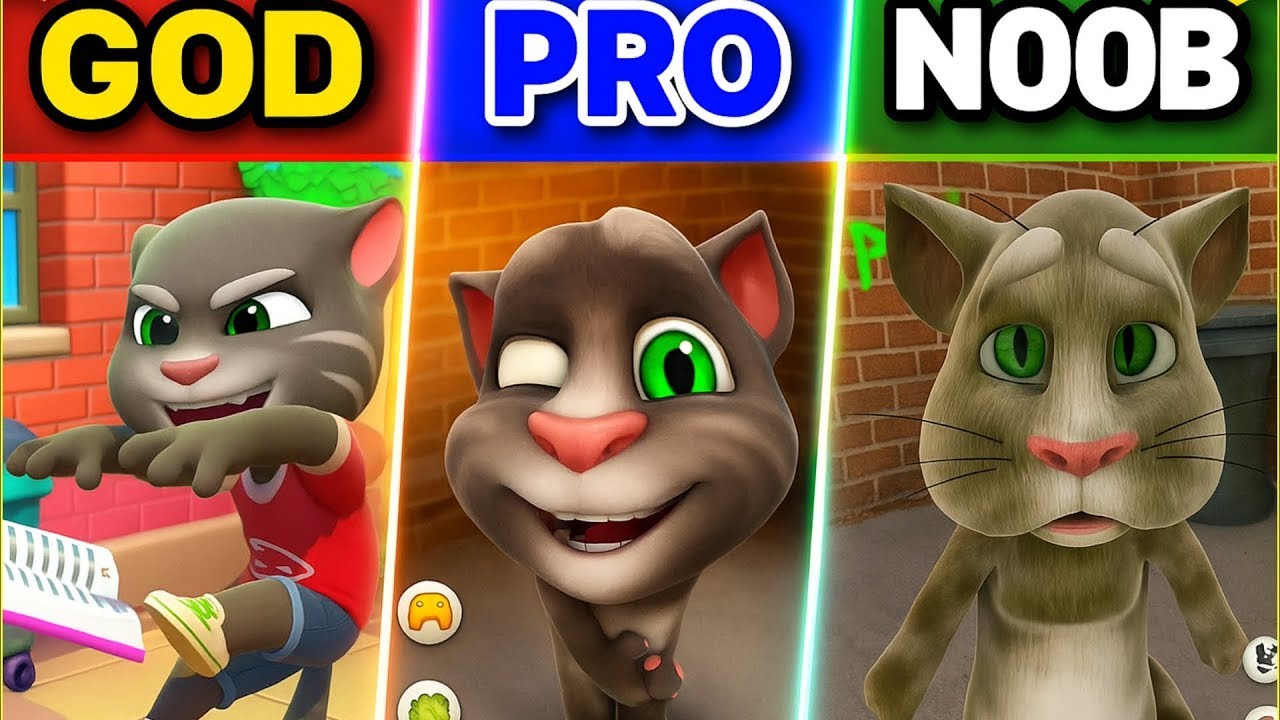 Talking Tom Cat 2025 VS Talking Tom Cat 2016 VS Talking Tom Cat 2010 - Gameplay Walkthrough! part 2