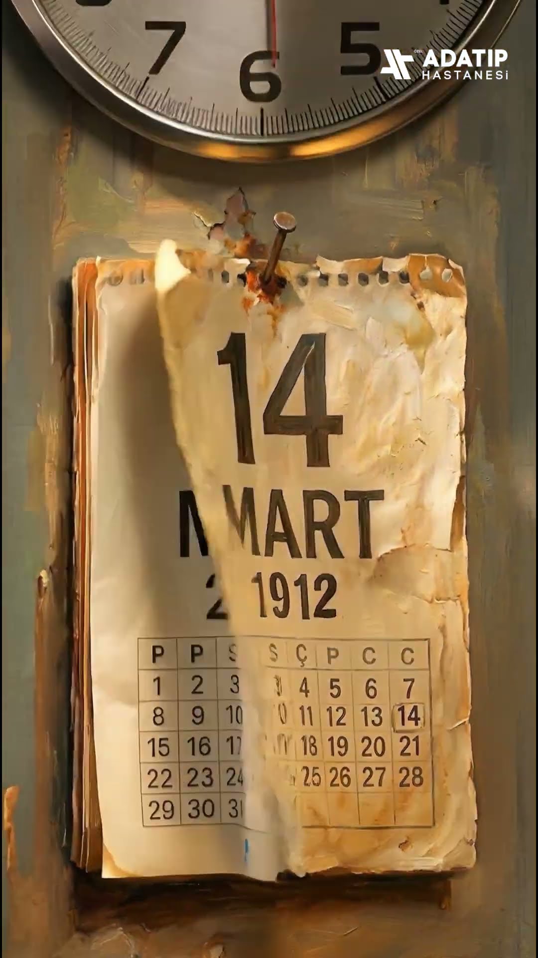 Adatıp Hastanesi 14 Mart Tıp Bayramı kutlama dikey sosyal medya videosu kapağı