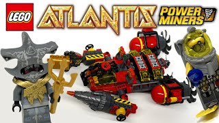 LEGO Atlantis Power Miners Set REVIEW! 2011 set 7984!