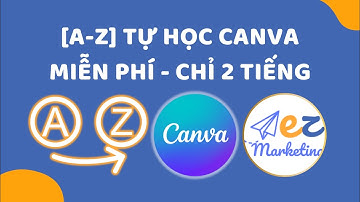 [A-Z CANVA] Học Canva Cho Người Mới Bắt Đầu Từ Số 0 | Thiết Kế Mọi Thứ! Không Cần Photoshop