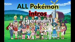 Nostalgia trip: All Pokémon Intros (German)