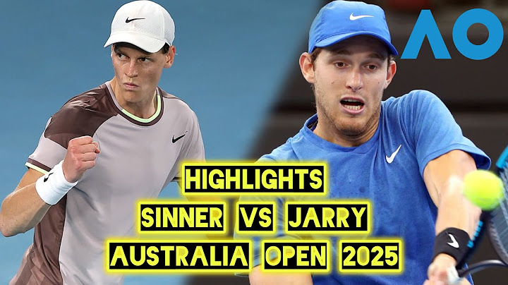 😤Jannik SINNER vs Nicolas JARRY HIGHLIGHTS AO2025