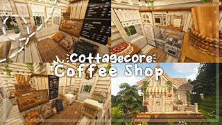 Soft Cottagecore Coffee Shop I Minecraft Build I Miniaturia & Cocricot Mod I iTapixca Crafts screenshot 4