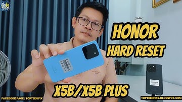 Honor X5b hard reset