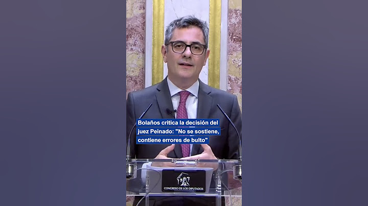 Bolaños critica la decisión del juez Peinado: "No se sostiene, contiene errores de bulto"
