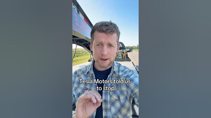 Tesla told us to stop